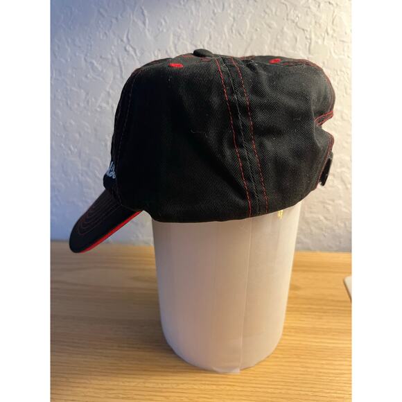 Minnie Mouse Disney Red Bling Baseball Hat Cap Black Adjustable Excellent - Picture 4 of 12